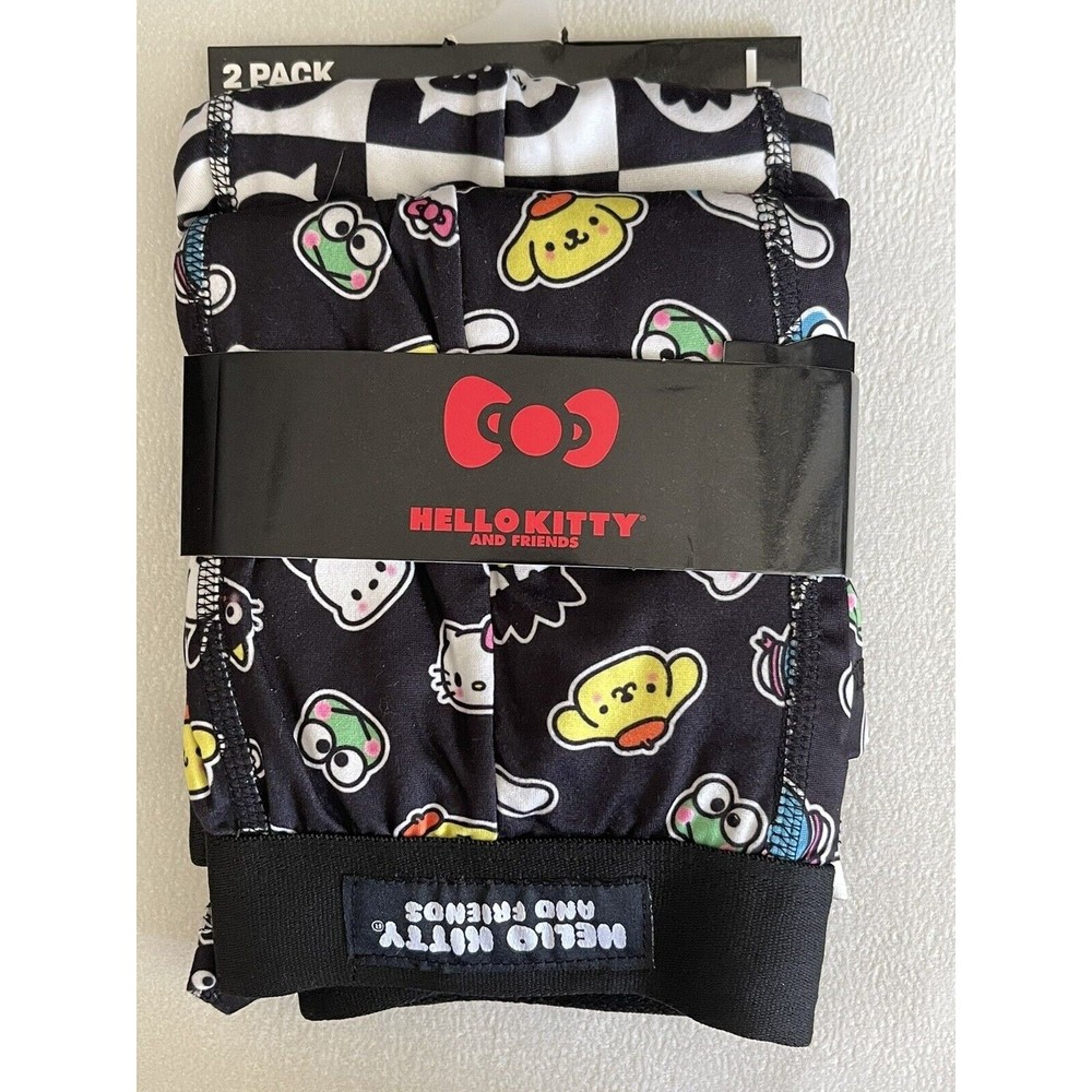 Hello Kitty & Friends 2-Pack Men’s Boxer Briefs Size Large